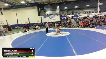 141 lbs 3rd Place Match - Justin Fortugno, UW-Whitewater vs Bradley Rosen, North Central College