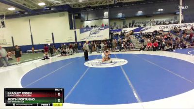 141 lbs 3rd Place Match - Justin Fortugno, UW-Whitewater vs Bradley Rosen, North Central College