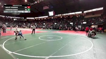 100 lbs Semifinal - Kelley Hageman, CPWA vs Christian Bushy, BEASTA