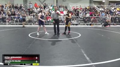 140 lbs Cons. Round 2 - Myra Hernandez, Garden City vs Gracelyn Inlow, The Herd