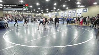 165 lbs Cons. Round 2 - Joshua Valenzuela, Coalinga High vs Rocco Fox, Bullard