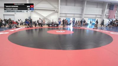 126 lbs Champ. Rd Of 16 - Malik Hoskins, RBYWC vs Conley Evans, Sanderson Wrestling Academy