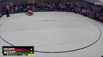 116 lbs Round 4 (8 Team) - Taye Jordan, Iowa PWC vs Brody Pitner, Nebraska Red