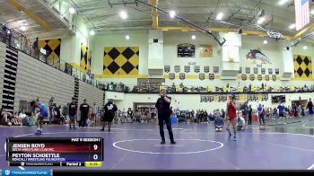 114 lbs Semifinal - Lincoln Hinchman, Contenders Wrestling Academy vs Donte`Vyus Briscoe, Panther Wrestling Club