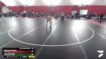 195 lbs Cons. Round 3 - Tellyer Alix, Wrestling Factory vs Espyn Sweers, Wisconsin