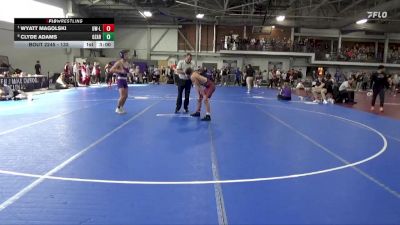 133 lbs Quarterfinal - Wyatt Magolski, Wisconsin-La Crosse vs Clyde Adams, University Of The Ozarks