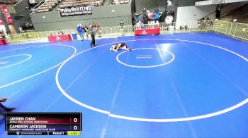 100 lbs 1st Place Match - Jayren Chan, Ayala High School Wrestling vs Cameron Jackson, Fremont Warriors Wrestling Club