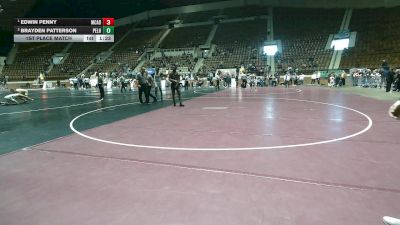 6A 165 lbs 1st Place Match - Edwin Penny, Mcadory vs Brayden Patterson, Pelham