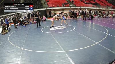 116 lbs Marina Wince, Colorado 14U Girls vs Olivia Anderson, California 14U Girls