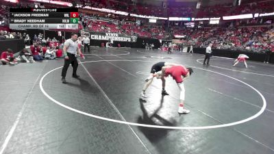 106 lbs Champ. Rd Of 16 - Jackson Freeman, Wisconsin Rapids Lincoln vs Brady Needham, Holmen