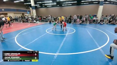 59-60 lbs Round 1 - Zayne Edwards, Texas Elite Wrestling Club vs Corey Spangler, G580 Wrestling Club