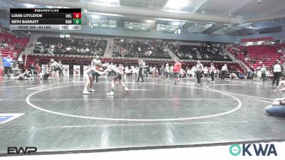 64 lbs Consolation - Louis Littleton, Collinsville Cardinal Youth Wrestling vs Seth Barratt, Rogersville Wrestling Club