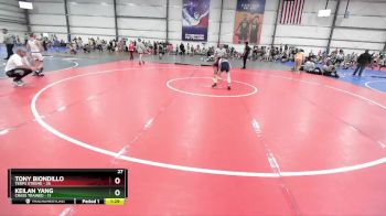 76 lbs Rd# 4- 2:00pm Friday Final Pool - Keilan Yang, Crass Trained vs Tony Biondillo, Terps Xtreme