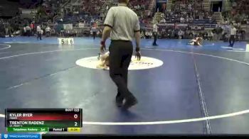 195 lbs Cons. Round 3 - Kyler Byer, Minot vs Trenton Radenz, St. Mary`s