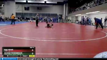 65 lbs Finals (8 Team) - Mak Pesek, Canby vs George Rosenbrook, Fulda/Murray County Central