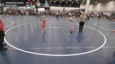 56 lbs Cons. Semis - Christopher Waitkus, Team Tulsa Wrestling Club vs Ezra Taussig, Greater Heights Wrestling Club