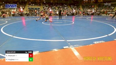 95 lbs Consi Of 8 #1 - AJ Woerpel, Team Nazar vs Hugo Hughes, Big Game Wrestling Club