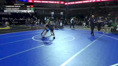 120 lbs Round Of 16 - Christian Garcia, Walnut (SS) vs Caden Garriott, South Torrance (SS)