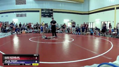 53 lbs Cons. Round 1 - Ajax McParlan, Oak Hill Wrestling Club vs Atlas Yocum, Contenders Wrestling Academy