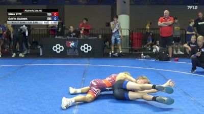 120 lbs Cons. Sub-quarters - Shay Fitz, Team PA vs Gavin Olenek, ISI WC