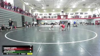 157 lbs Champ. Round 2 - Jaylon Otero, Ouachita Baptist vs Vincent Cabral, Western Colorado