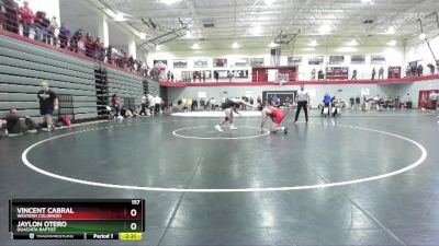 157 lbs Champ. Round 2 - Jaylon Otero, Ouachita Baptist vs Vincent Cabral, Western Colorado