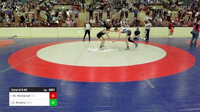 125 lbs Consi Of 8 #2 - Nathan McDaniel, The Storm Wrestling Center vs Caden Amaro, Georgia