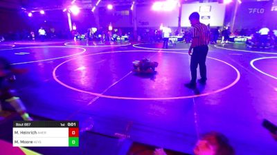 58 lbs Consolation - McCoy Heinrich, American Outlaws Wrestlin vs Madden Moore, Keystone Kids WC