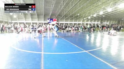 157 lbs Champ. Round 1 - Malachi Jensen, Fremont Wrestling Club vs Jex Bradshaw, Total Domination Wrestling Club