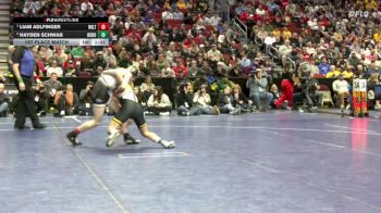 1A-120 lbs 1st Place Match - Liam Adlfinger, Wilton vs Hayden Schwab, Don Bosco