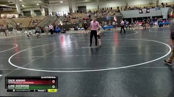 50 lbs Quarterfinal - Zack Adkins, Hendersonville Commandos vs Luke Goodman, Minion Training Center