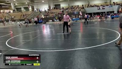 50 lbs Quarterfinal - Zack Adkins, Hendersonville Commandos vs Luke Goodman, Minion Training Center