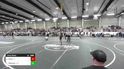 54 lbs Consolation - Layshaun Paul, Rez WC vs Landon Malone, Durango WC