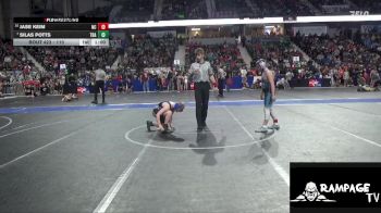 110 lbs Champ. Round 1 - Silas Potts, Trailblazer vs Jase Keim, Nemaha County