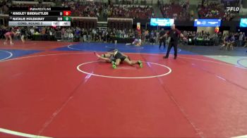 130 lbs Cons. Round 3 - Kinsley Birdrattler, Browning Indians vs Natalie Holdaway, Swamp Monsters Montana Wrestli