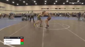 182 lbs Prelims - Joe Zovistoski, NC vs Eli Sheeren, TX