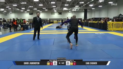 Earl C Beaver vs David I. Rubenstein 2026 Pan IBJJF Jiu-Jitsu No-Gi Championship