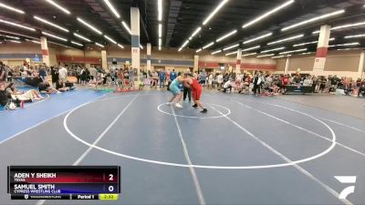 285 lbs Cons. Round 3 - Aden Y Sheikh, Texas vs Samuel Smith, Cypress Wrestling Club