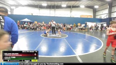 75 lbs 5th Place Match - Coyle Cobb, Homedale vs Kelsan Krumm, Timberline Youth Wrestling