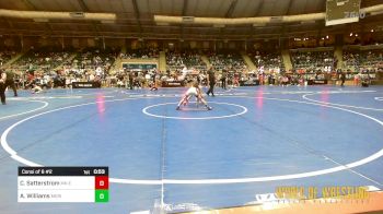 70 lbs Consi Of 8 #2 - Cal Satterstrom, MN Elite vs Anze Williams, Meridian Maniacs