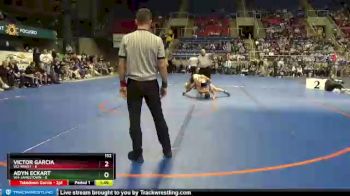 152 lbs Semis & 1st Wb (8 Team) - Adyn Eckart, W4-Jamestown vs Victor Garcia, W2-Minot