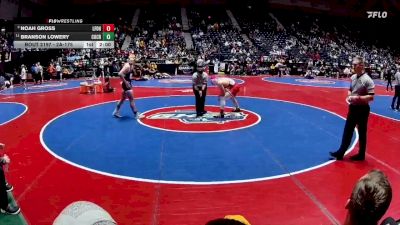 2A-175 lbs Quarterfinal - Noah Gross, Lakeview Ft. Oglethorpe HS vs Branson Lowery, Coahulla Creek