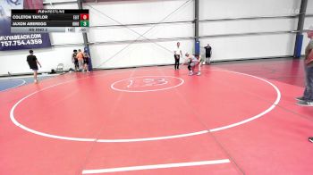 112 lbs Rr Rnd 2 - Coleton Taylor, Elite NJ MS Black vs Jaxon Aberegg, Ohio Valley Forge