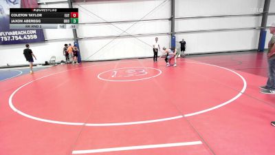 112 lbs Rr Rnd 2 - Coleton Taylor, Elite NJ MS Black vs Jaxon Aberegg, Ohio Valley Forge