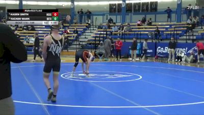 149 lbs Cons. Round 3 - Kasen Smith, Neosho County Community College vs Tucker Wark, Fort Hays Tech Northwest College