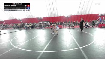 138 lbs Cons. Semi - Westin Ingham, Pinnacle Wrestling Club vs William Christopher, Aviators Wrestling