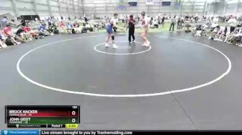 195 lbs Placement Matches (8 Team) - Brock Hacker, Georgia Blue vs John Geist, Tennessee