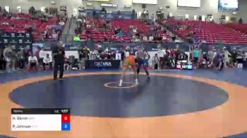 70 kg Semis - Hunter Garvin, Big Game Wrestling Club vs Paniro Johnson, Cyclone Regional Training Center C-RTC