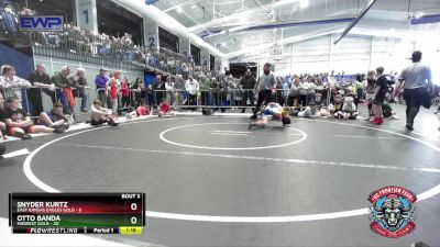 72 lbs Round 2 (4 Team) - Snyder Kurtz, East Kansas Eagles Gold vs Otto Banda, Midwest Gold