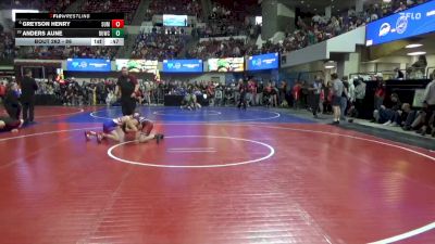 86 lbs Cons. Round 2 - Anders Aune, Glasgow Wrestling Club vs Greyson Henry, Summit Wrestling Club